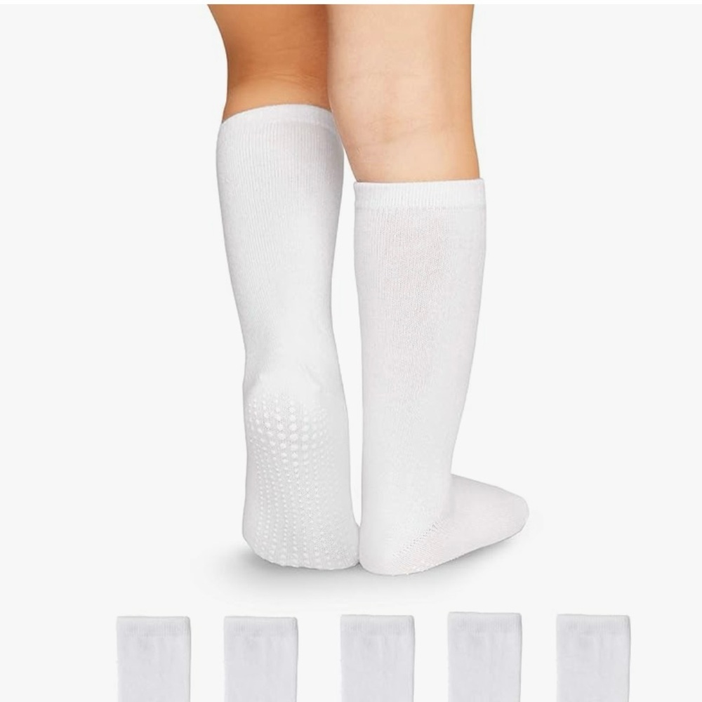4-pairs knee high socks (6-12 M)